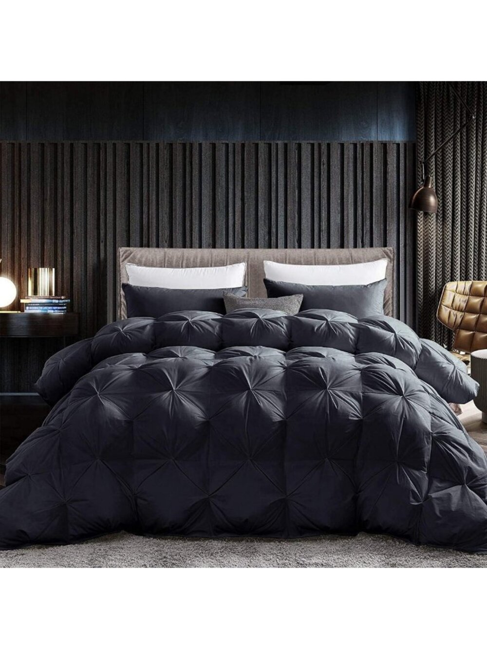 Luxurious Goose Down Comforter, King/Super King, 600 Thread Count, Egyptian